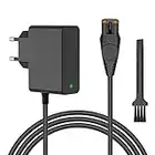 BERLS 15V HQ8505 5.4W Cargador Cable Afeitadora para Philips Maquinilla afeitar Series 3000 5000 7000 9000 OneBlade-Pro HQ HS HC RQ AT PT MG BT BG Shaver Charger Viaje Reemplaza- con Luz