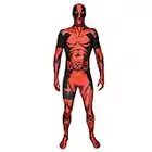 Morphsuits MLDPL Marvel Ganzkörperkostüm, Deadpool Luxus, L