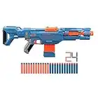 Nerf Elite 2.0 Echo CS-10, Lanzador Dardos, Culata Desmontable, Extensión del cañón, 5 Rieles tácticos, Clip de 10 Dardos, Color Azul, 24 Dardos incluidos