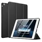 MoKo Case Fit iPad Mini 3/2 / 1, Slim Smart Shell Stand Folio Case with Soft TPU Back Cover Compatible with iPad Mini 1/Mini 2/Mini 3, Auto Wake/Sleep - Black