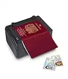 Plustek X Mini Passport Scanner, Compatible with ICAO Doc 9303 Standard with Fast Recognition Speed Scanner Reader