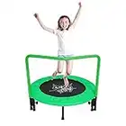 ACTION AIR 36" Mini Trampoline, Trampoline for Kids, Small Trampoline with Safety Pad, Indoor & Outdoor Trampoline, Foldable and Portable Trampoline, Up to Max 220lbs