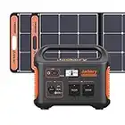 Générateur solaire 1000 Jackery, centrale électrique 1002Wh avec 2 panneaux solaires SolarSaga 100W, bloc batterie mobile au lithium, pour voyages en camping-car et situations d’urgence