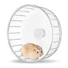 BUCATSTATE Ruota Criceto, 14cm Super Silenziosa Ruota da Corsa Trasparente per Criceti Piccoli Animali Domestici Criceto Gerbil