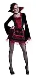 Boland - Costume per adulto Imperatrice vampira, vestito con colletto, donna vampiro, donna ragno, carnevale, halloween, festa a tema, horror