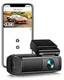 EUKI Dashcam Auto, 2.5K WiFi Kamera, 170° Weitwinkel Mini Front Dash Kamera für Autos, Super Nachtsicht, App Steuerung, G-Sensor, Parküberwachung