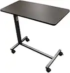 Drive Medical Non Tilt Top Overbed Table, Silver Vein