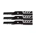 Set of 3, Made In USA Gator 3In1 Mulching Blades For John Deere M127500, M127673, or M145476