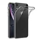 AICEK Coque iPhone XR, Transparente Silicone Coque pour iPhone XR Housse Silicone Etui Case (6,1 Pouces)