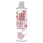 Lube Life Water-Based Strawberry Flavoured Lubricant, Personal Lube for Men, Women and Couples, Made Without Added Sugar, 8 Fl Oz (240 mL)