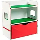 Room 2 Build Kids Toy Storage Unit by HelloHome, White