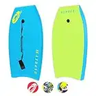 Osprey Interceptor Bodyboard con Correa Boogie Board para niños y Adultos, Unisex, Azul/Verde, 83,8 cm (33 Pulgadas)