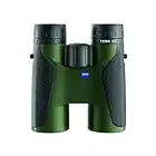 ZEISS Terra ED Binoculars 10x42 Waterproof, and Fast Focusing with Coated Glass for Optimal Clarity in All Weather Conditions for Bird Watching, Hunting, Sightseeing, Green