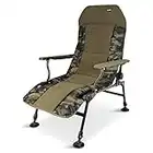 ABODE Urban Camo Carp Fishing Camping Lazy Armchair Recliner Chair