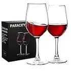 PARACITY Ensemble de Verres à Vin, Verres à Vin Blanc, Verres à Vin Rouge à Pied pour Vin Rouge et Blanc - 350ML (Ensemble de 2)