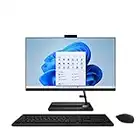 Lenovo F0G100N1US, IdeaCentre AIO 3-2022 - All-in-One Desktop - 24" FHD - HD Camera - Win 11-8GB Memory - 1TB + 256GB Storage - AMD Ryzen 3 5425U - Black - Mouse & Keyboard Included