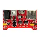 MakerSpot [2022 New Version] Breadboard Power Supply Board Module 3.3V/5V Dual Voltage with Fuse Protection