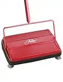 Fuller Brush 17052 Electrostatic Carpet & Floor Sweeper - 9" Cleaning Path - Lightweight - Ideal for Crumby Messes - Works On Carpets & Hard Floor Surfaces Red