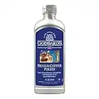 Goddard’s Copper & Brass Polish, Copper Cleaner & Brass Cleaner for Long-Lasting Shine, Metal Polish for Pewter, Chrome & More, Metal Polishing Compound (7oz)