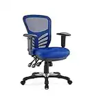 Modway EEI-757 Articulate Ergonomic Mesh Office Chair in Blue