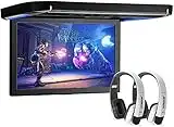 XTRONS 12,1“ Digital TFT 16:9 Bildschirm für Auto Bus unterstützt 1080P Video Auto Overhead Player Auto Monitor mit HDMI Port Automosphäre LED Licht Windows CE für Urlaub (CM121HD+DWH006x2)