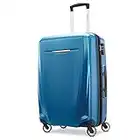 Samsonite Winfield 3 DLX Hardside - Equipaje expandible, Azul y Azul Marino, Checked-Medium 25-Inch, Winfield 3 DLX Hardside Ampliable Equipaje con Spinners