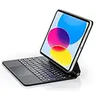 ESR iPad Keyboard 10th Generation, Magic case for Generation (2022), Case with Floating Cantilever Stand, Springy Backlit Keys, Multi-Touch Trackpad, Charcoal Grey