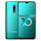 Ulefone Téléphone portable 4G bon marché, Note 8P Smartphone sans contrat Dual SIM 5,5" 16 Go ROM 128 Go Extensible 8 MP Caméras 3 fentes Face ID/GPS/WiFi/FM/Grande police 4G Dual SIM Vert