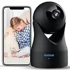 owltron 1080P Überwachungskamera innen, 360° WLAN Kamera Indoor mit APP, Hundekamera/ Haustierkamera/ Babyphone Kamera mit Nachtsicht, Zwei-Wege-Audio, Bewegungserkennung für Babys/Haustiere (W1)