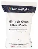 NATURE WORKS Verre filtrant Hi-Tech de (20 kg) pour Les installations de Filtration par Sable pour piscines, en Verre Naturel, cristallin, Alternative écologique au Sable, Grain Ø : 0,8 mm