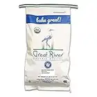 Great River Organic Milling, Bread Flour, Unbleached Wheat, Organic, 25-Pounds (Pack of 1)