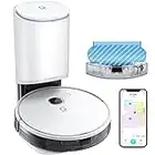 Yeedi vac Station Robot Vacuum and Mop - Self Emptying 3-in-1 Cleaner,200-Min Runtime,3000Pa Suction, Smart Mapping, Carpet Detection, Alexa Compatible, Wi-Fi Connected