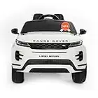 Range Rover Evoque (Bianco) Nuova con Monitor Touch Screen Mp4, Sedile in Pelle Macchina Elettrica per Bambini