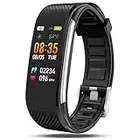 Smart Watch Fitness Tracker with Heart Rate Blood Pressure Blood Oxygen Body Temperature Monitor Sleep Tracking Step Calorie Counter Pedometer IP67 Waterproof for Android Phones iPhones Women Men Kids