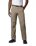 Columbia Men's Silver Ridge Convertible Pant, Breathable, UPF 50 Sun Protection, Tusk, 34x32