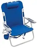 Rio Beach Big Boy 4-Position 13" High Seat Backpack Beach or Camping Folding Chair