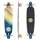 Osprey Longboard à Double Pointe, 99,1 cm, Planche à roulettes complète en érable Canadien, 7 Plis, pour Enfants, Adultes et débutants, Diapositive, Plusieurs Couleurs