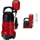 Einhell GC-DP 7835 -Bomba de aguas sucias(780W, capacidad de 15.700 l/h, profundidad max. de inversión 7m, conexión de manguera 47.8mm, cuerpos extraños hasta 35 mm, interruptor de flotador continuo)