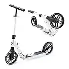 Fun Pro FIVE Trottinette Enfant 10 ans et Plus, Trottinettes Enfant Garçons et Filles de 10-15 ans, Patinette pour Adolescents, Taille Ajustable, Patinette Pliable et Solide avec 2 Grandes Roues en PU