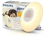 Philips SmartSleep Wake-Up Light Therapy Alarm Clock with Sunrise Simulation, White, HF3500/60