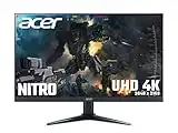 Acer Nitro VG280Kbmiipx 28 Inch 4K Ultra HD Gaming Monitor (IPS Panel, FreeSync, 60Hz, 4ms, HDR 10, DP, HDMI, Black/Blue)