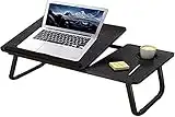 Faltbarer Lap Desk Stand, Verstellbarer Laptop Tisch für Bett Notebook Schreibtisch Tragbares Notebook Bettablage Multifunktions-Lap Tablet