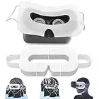 Geekria 100 Piezas VR máscara Facial desechable, Protector desechable para Oculus Quest VR, previene los Ojos (Blanco)