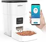 Balimo Leon 3L 2.4G WiFi Distributore Crocchette Gatto Automatico con Timer e telecomando APP Max.10 Pasti/Giorno