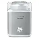 CUISINART ICE-30WNC Pure Indulgence Frozen Yogurt-Ice Cream & Sorbet Maker, Silver, 1 Count