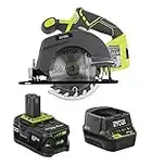 RYOBI 18-Volt Cordless 5.5 inch Circular Saw Combo Kit with a 4Ah Battery and Charger (Bulk Packaged)
