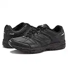 Avia Avi-Union II Non Slip Shoes for Women - Lace Up Comfort Women's Work or Walking Sneakers, Medium or Wide, Black or White, Black/Castle Rock, 7.5