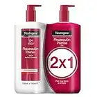 Neutrogena Fórmula Noruega, Crema Hidratante Corporal, Para piel seca día y noche, hasta 48 hrs de hidratación, Piel más suave y nutrida, 2 x 750 ml