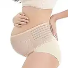 MERLINAE Recommended Maternity Belt - Care Breathable Abdomen Support and Pelvic Support - Comfortable Belly Band for Pregnancy - Prenatal Cradle for Baby - One Size Beige