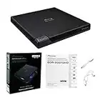 Produplicator Pioneer BDR-XD07UHD Portable 6X Ultra HD 4K Blu-ray Burner External Drive Bundle with Cyberlink Software Download Installation Code and USB Cable - Burns CD DVD BD DL BDXL Discs